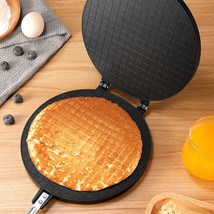 Nonstick Egg Roll Waffle Maker, Aluminum Alloy, Round Cake Mold for DIY ... - £41.04 GBP+