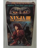 NINJA III Domination VHS Japanese horror, martial arts, demonic spirits,... - $48.64 CAD