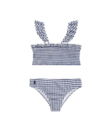 Polo Ralph Lauren Toddler Girls Gingham Two Piece Swimsuit Navy/White 2 ... - $38.19 CAD