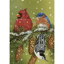 Toland Home Garden 110560 Snowy Friends Winter Flag 12x18 Inch Double Si... - $14.99
