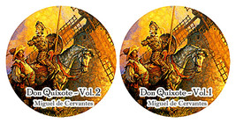 Don Quixote Vol 1 &amp; 2 (2 CD) MIGUEL CERVANTES MP3 (READ) Audiobook Classics - $3.87