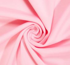 JERSEY KNIT 100% ORGANIC COTTON FABRIC 8.2 OZS. 72&quot; WIDE COLOR BABY PINK... - $2.82