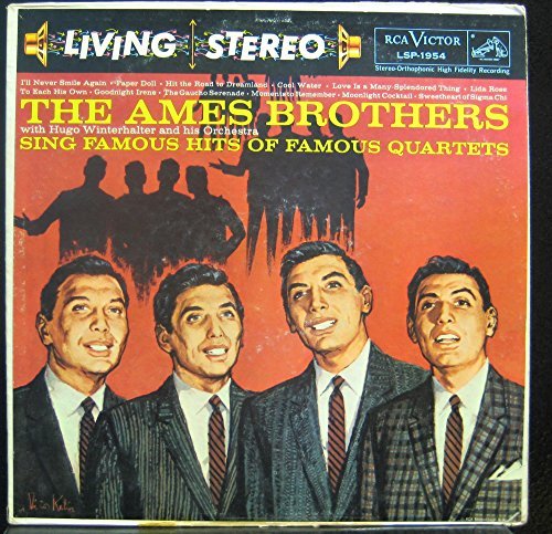 THE AMES BROTHERS FAMOUS HITS FAMOUS QUARTETS vinyl record [Vinyl] The A... - $3.95