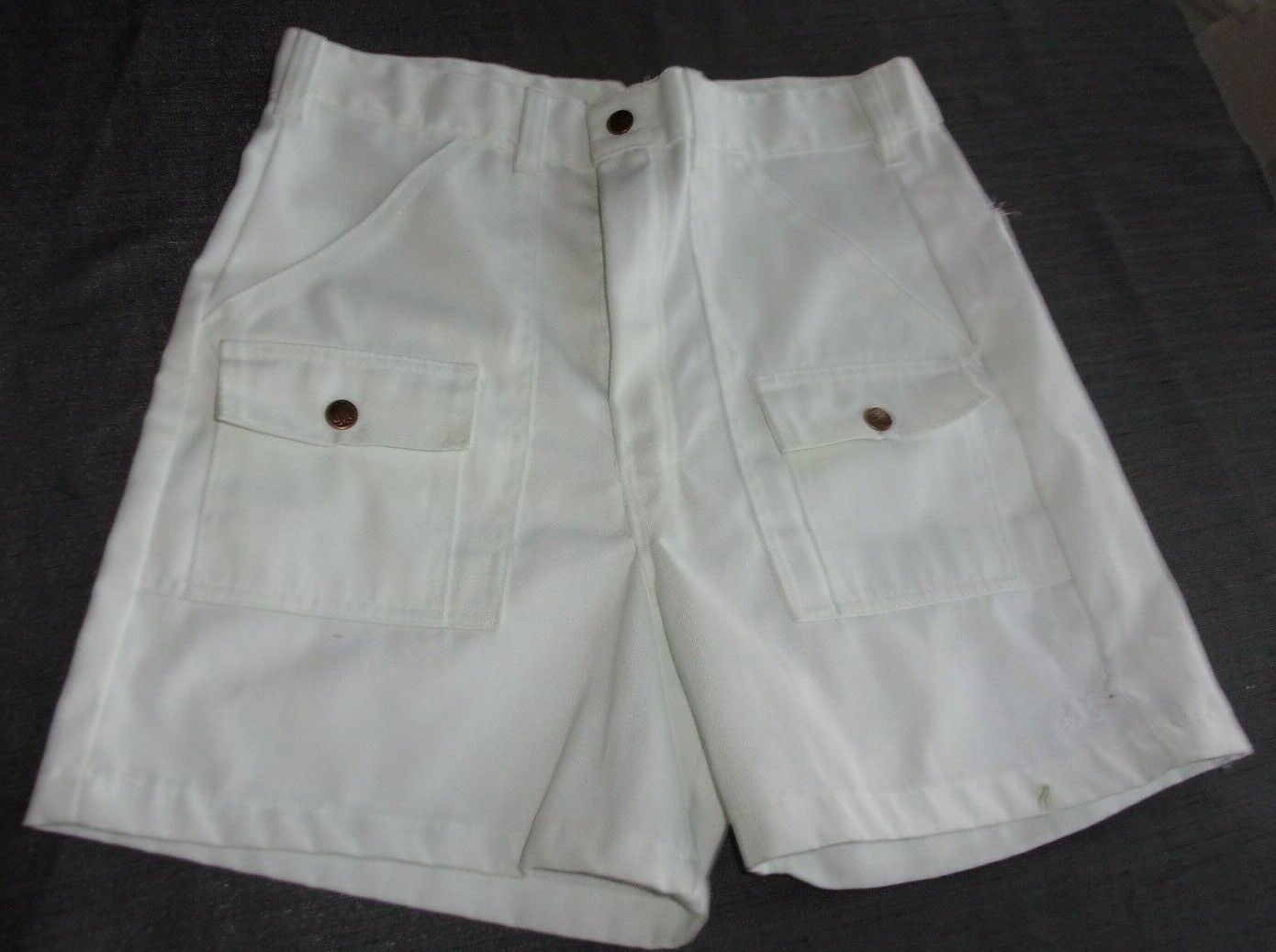 VINTAGE NAVAL MILITARY USN US NAVY BOARD SHORTS UPPER DECK 35 WAIST - $19.34