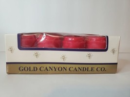 Gold Canyon candles pomegranate Votive Candle 4 Pack rare  - $28.88