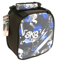 Boy&#39;s Lunch Box Fit and Fresh Skater Design SK8 Insulated Chiller Zipper... - $21.49