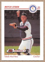 1991 Line Drive AAA #590 Mitch Lyden Toledo Mud Hens - £1.56 GBP
