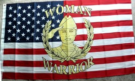 Woman Warrior Polyester Army Navy Marines Uscg Flag 3 X 5 Feet - $9.49