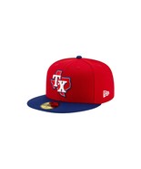 New Era Texas Rangers MLB 59Fifty 2020 OF AC Alt 3 Fit Hat Red Size 7.5,... - £31.41 GBP