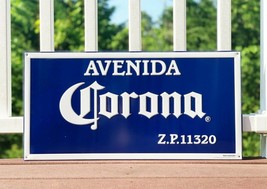 Corona Avenida Z.P. 11320 Extra Light Metal Beer Tin Sign Mancave Pub Bar - £15.40 GBP