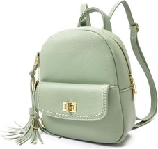 mini backpack  small backpack for women Pu leather backpack fashion  - $17.81