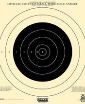 NRA Paper TQ-4(P) Official 100 Yd Small Bore Rifle Target- black, 50 pcs - $19.60