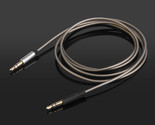 Silver Plated Audio Cable For Korg NC-Q1 TT-BH090 presonus HD10BT Audix ... - $13.85