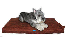 Shredded Memory Foam Orthopedic Dog Bed for Medium Dogs,37&quot;x27&quot;,Brown Microfiber - £57.52 GBP