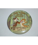 Disney - STORY TELLERS CAFE - Chip &#39;n Dale CRITTER BREAKFAST Button Pin  - $149.24 MXN