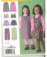 Simplicity 2483 Girl Dress, Jumper, top, Vest, Pants, Skirt Size 2-4-5-6... - $12.30 CAD