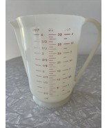 Eagle Plastic 4 Cups Measuring Cup Pitcher Made in USA. Red Letter. - £9.27 GBP