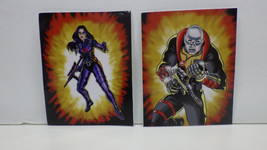 G I Joe custom Baroness &amp; Destro 3 inch sticker lot - £4.75 GBP