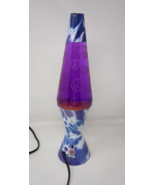 Lava Lamp 2016 Collectors Edition Spencer&#39;s Gifts Peace Sign Pink Purple... - £96.42 GBP