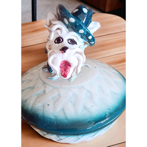 Pauls Gifts EEC Co Italy Rare Spaghetti Trim Terrier Dog Trinket Box Signed - $419.25 MXN