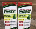 (2 Pack) IVAREST Maximum Strength Poison Ivy Itch Spray Exp. 5/24 - $18.69