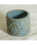 Blue Clay Napkin Holder Abstract Designs a - £5.44 GBP