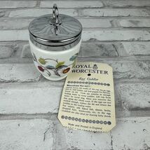 Royal Worcester Egg Coddler Strawberries &amp; Butterflies w/Instructions - $22.71