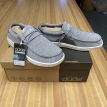 Hey Dude Men&#39;s Wally Shoes, Free Light Grey, Size 9 US -  Loafer Slip on... - $39.99