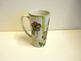 Emerald Collection Tall Mug &quot;Flowers&quot; new - $5.90