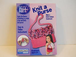 Quinkrafts Knit A Purse Kit   - $6.90