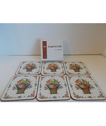 English Life Coaster Set of 6 &quot;Flower basket&quot; - $10.83 CAD