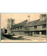 King Edward School and Almhouses Stratford on Avon England UNP DB Postca... - $127.72 MXN