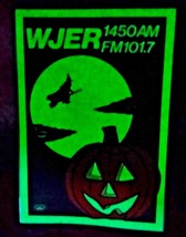 WJER Vintage Halloween Collectors Patch Witch Moon JOL McDonalds AD Back 1989 - £7.10 GBP