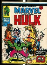 Mighty World Of Marvel #117 1974-HULK-FANTASTIC FOUR-IRON MAN-KIRBY-UK Comic Fn - £28.60 GBP
