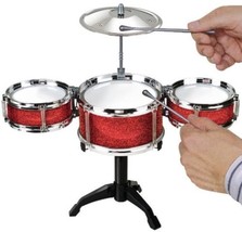 Desktop Mini Drum Set - New In Box - Fun Gag Gift - £10.34 GBP