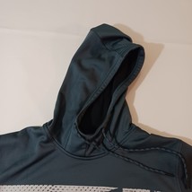 Under Armour Coldgear Hoodie Gray Pullover Sweatshirt Men's Small Loose Size XL image 6