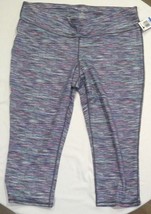 NWT Ideology Womens Printed Cropped Leggings XL Multicolor - £19.78 GBP