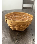 Longaberger Baskets Generations 7&quot;  x 3.5&quot; Hexagon Woven Basket Plastic ... - $17.81