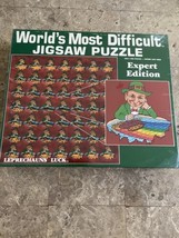 NEW World&#39;s Most Difficult Jigsaw Puzzle Expert Edition 500 pcs 1987 St.... - $18.70