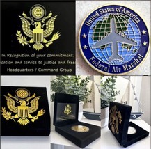 U S Federal Air Marshal Special Agent Police Challenge Officer Coin - $19.75