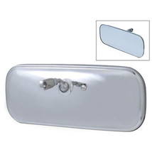 60-71 Chevy &amp; GMC Pickup Truck Stainless Inside Interior Rear View Glass Mirror - £17.94 GBP