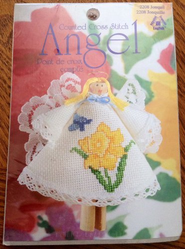 COUNTED CROSS STITCH KIT-CLOTHESPIN ANGEL-NEW BEGINNING-NIP! - $4.80