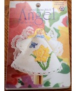 COUNTED CROSS STITCH KIT-CLOTHESPIN ANGEL-NEW BEGINNING-NIP! - $91.55 MXN