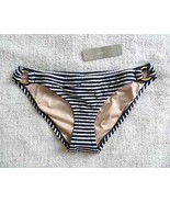 J. Crew navy white sailor stripe ring hipster bikini bottom swimwear beach - £11.49 GBP