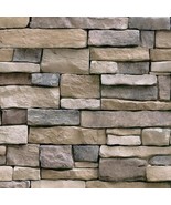 Stone Brick Wallpaper Peel And Stick Wallpaper Cleanable 3D Brick Wallpa... - £30.27 GBP