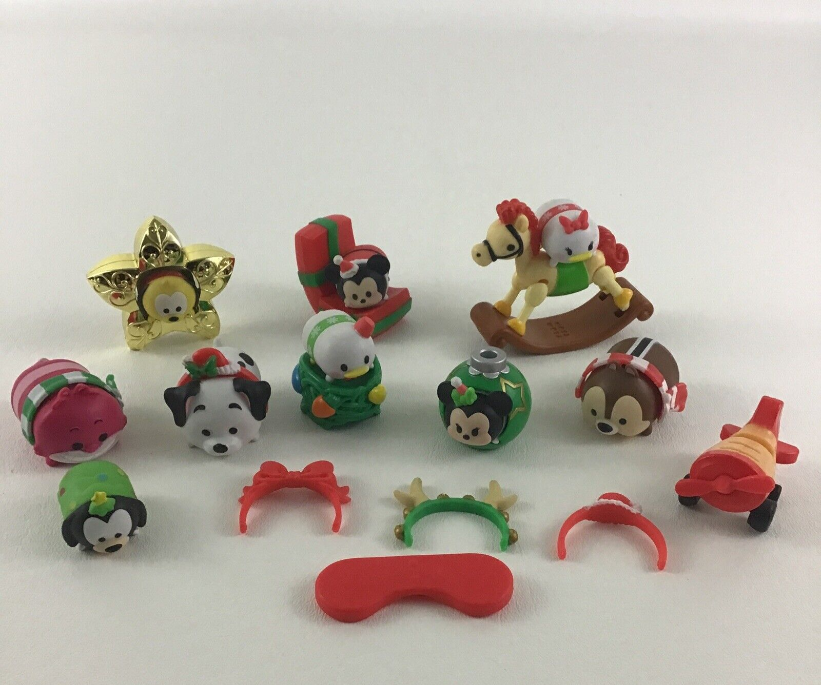 Disney Mickey & Friends Tsum Tsums Mini Stackable Figures Christmas Holiday - $29.65