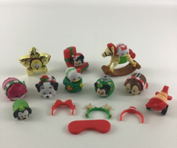 Disney Mickey &amp; Friends Tsum Tsums Mini Stackable Figures Christmas Holiday - $29.65