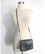 Liz Claiborne gray small-size square shoulder purse bag gold chain occasion - £5.53 GBP