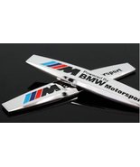 Side Fender Metal Emblem Badge Motorsport Power (1 Pc Silver Polished) - $24.90 CAD