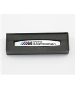 Side Fender Metal Emblem Badge Motorsport Power (1 Pc Silver Polished) - $24.90 CAD